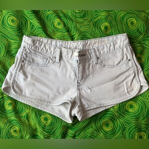 Calvin Klein White Jean Shorts